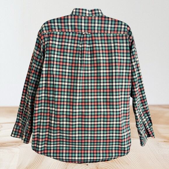 Izod Saltwater Shirt Relaxed Classic Sz XL Mens Plaid Button Down w Long Sleeve - Picture 4 of 7